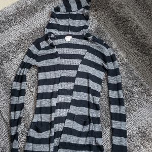 Hooded cardigan